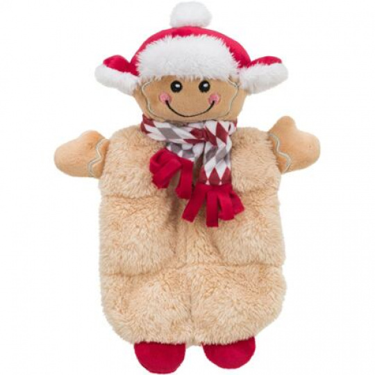 Xmas GINGERBREAD, vianočný perníček, plyš bez výplne, 28 cm