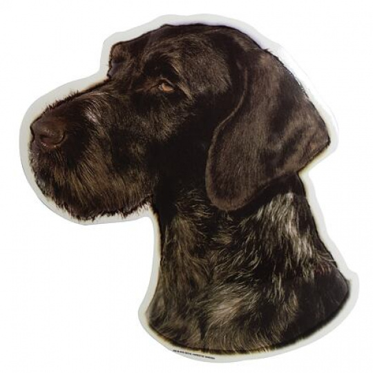 Nálepka hlava TRIXIE, Nemecký drôtosrstý stavač