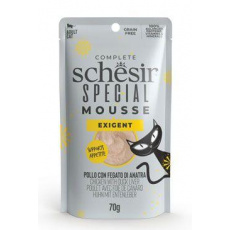 Schesir Cat kapsička Special Mousse Exigent kuracie/pečeň 70g