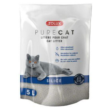 Podestýlka PURECAT natural silica 5l Zolux