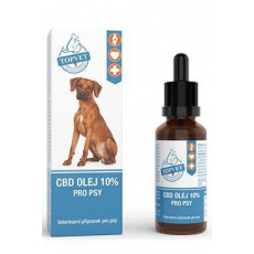 CBD olej 10% pre psy TOPVET 10ml CBD olej 10% pre psy TOPVET 10ml
