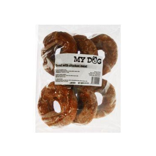 Pochoutka Donut s kuřecím masem 12,5cm/6ks