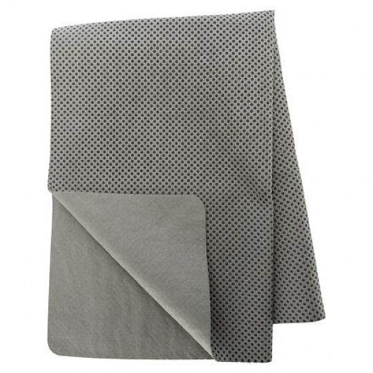 Uterák s vysokou absorpciou v plastovom obale 66 x 43 cm sivá