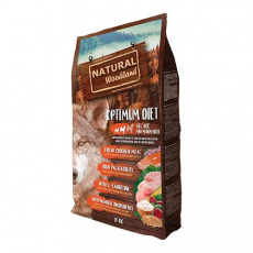 Natural Woodland Optimum Diet Mini,Medium/morka,kurča/10 kg Natural Woodland Optimum Diet Mini,Medium/morka,kurča/10 kg
