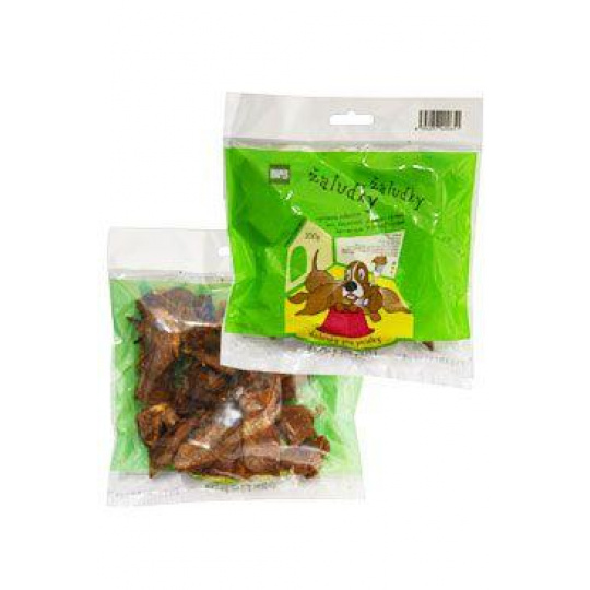 Pochúťka sušená MAPES bravčové žalúdky 100g