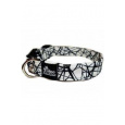 Obojek DINOFASHION Black and White softshell 45/3cm