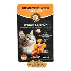 Krmivo mrazom sušené kura a losos 150g Kiwi