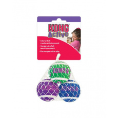 Hračka Kong Cat Active Loptičky tenisové so zvončekom, guma vulkanizovaná (3 bal.) Hračka Kong Cat Active Loptičky tenisové so zvončekom, guma vulkanizovaná (3 bal.)