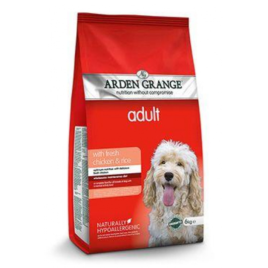 Arden Grange Dog Adult s čerstvým kuracím mäsom a ryžou 6kg
