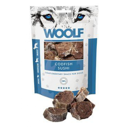 WOOLF Classic pôch. Codfish Sushi 100g