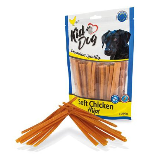 KIDDOG kuřecí měkké pásky 250 g