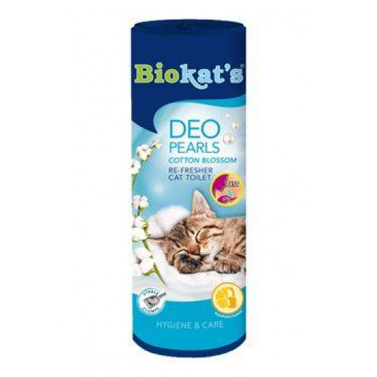 Biokat's osviežovač WC Deo Pearls cotton blossom 700g Biokat's osviežovač WC Deo Pearls cotton blossom 700g