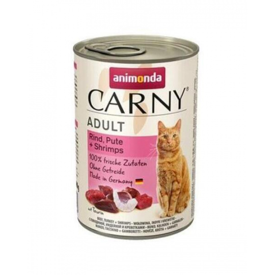 Animonda CARNY® cat Adult hovädzie, morka a krevety bal. 6 x 400 g konzerva