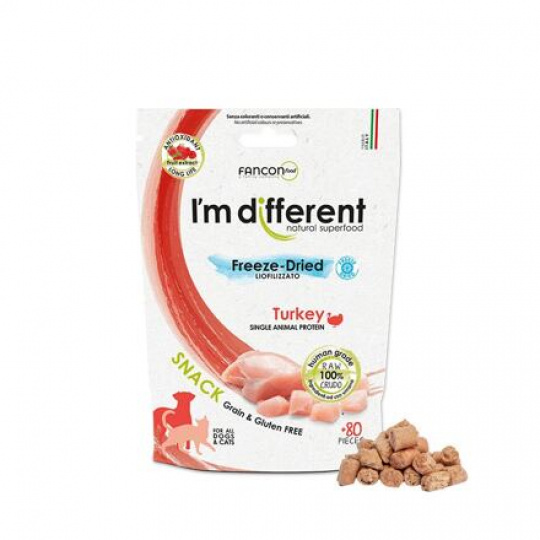 I´M DIFFERENT SNACK moriak - mrazom sušená pochúťka, 40 g