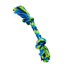 Hračka pes BUSTER Dent.Rope 2 uzly modrá/limet.15cm XS Hračka pes BUSTER Dent.Rope 2 uzly modrá/limet.15cm XS