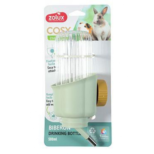 Napáječka hlodavec COSY květina 500ml zelená Zolux Napáječka hlodavec COSY květina 500ml zelená Zolux