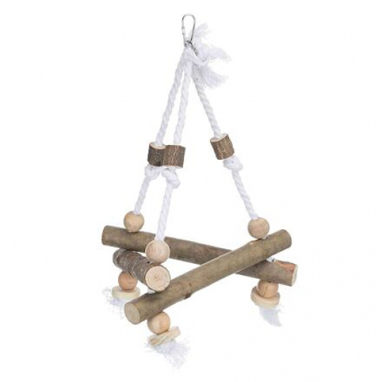 Závesný drevený trojuholník 27x27x27 cm Závesný drevený trojuholník 27x27x27 cm