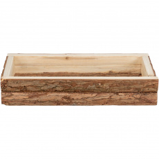 Kŕmna miska pre hlodavce, 450 ml/ 27 x 5 x 13 cm, borovicové drevo