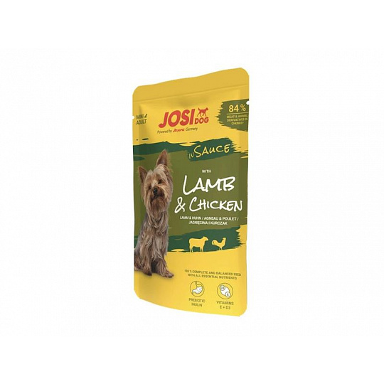 JosiDog pamlsok Dog Lamb&Chicken in Sauce 100 g JosiDog pamlsok Dog Lamb&Chicken in Sauce 100 g