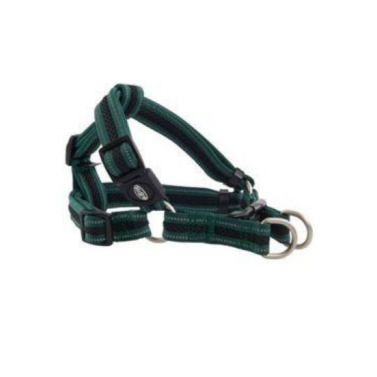 Postroj BUSTER Airmesh reflexný S, 20mm zelený
