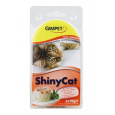 Gimpet ShinyCat konz. kurča&papája 2x70g