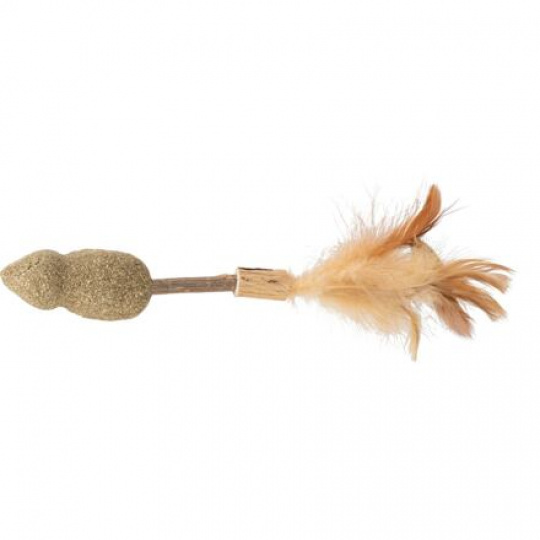 Lízatko MYŠKA s Matatabi a perím, 20 cm