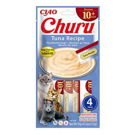 Churu Cat Senior 10+ Tuniak Recept 4x14g