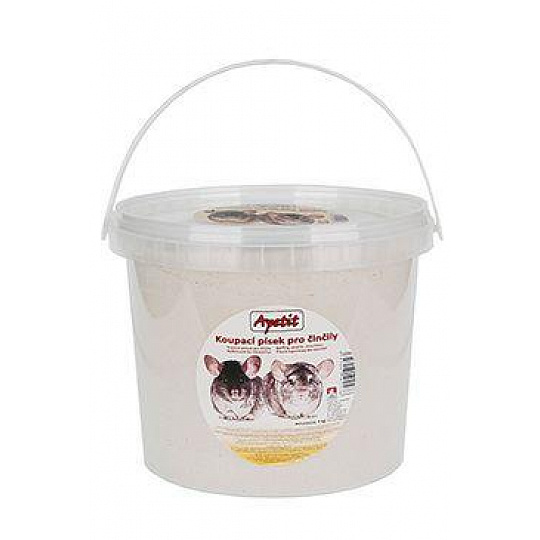 Apetit kúpace piesok pre činčily 4kg vedro