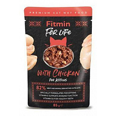 Fitmin FL cat kapsička Kitten Kuracie 85g Fitmin FL cat kapsička Kitten Kuracie 85g