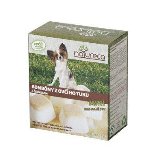 NATURECA Bonbóny z ovčieho tuku s cesnakom Mini 250g