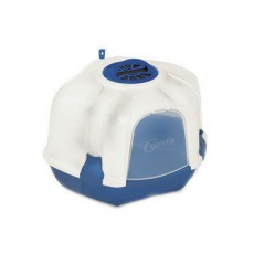 WC kočka Mega Corner 52x59,5x44,5 cm modro-bílá/béžová