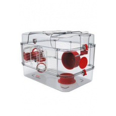 Klietka škrečok Rody 3 SOLO červená 41x27x28cm Zolux