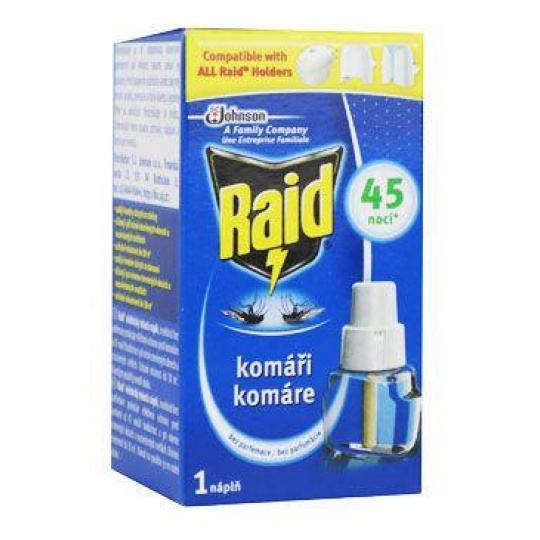 Raid tekutá náplň do elektr.odparovače 45nocí,27ml
