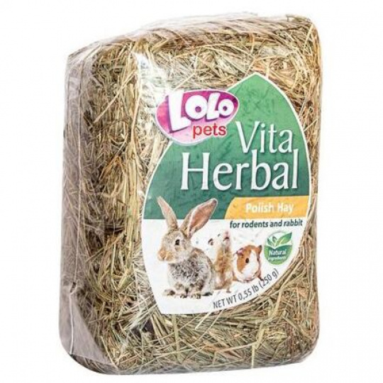 LOLOpets seno pre hlodavce 250 g