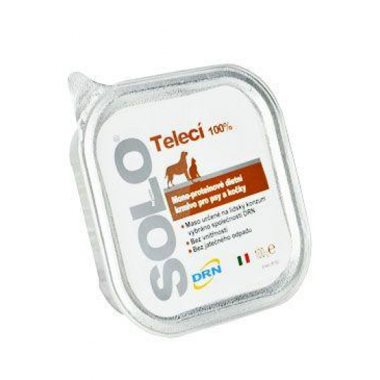 SOLO Vitello 100% (teľacie) vanička 100g