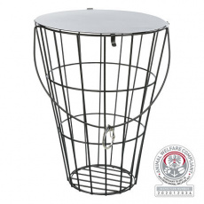 Košík na seno s vekom, na zavesenie, o 9/o 16 × 21 cm