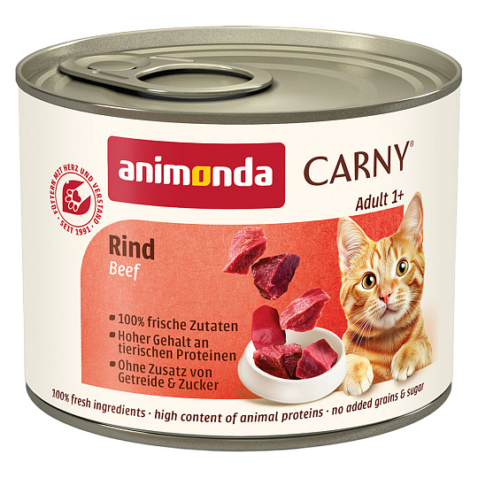 ANIMONDA konzerva CARNY Adult - hovädzie 200g ANIMONDA konzerva CARNY Adult - hovädzie 200g