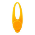 Přívěsek na obojek Dog Fantasy LED silikon oranž 8cm