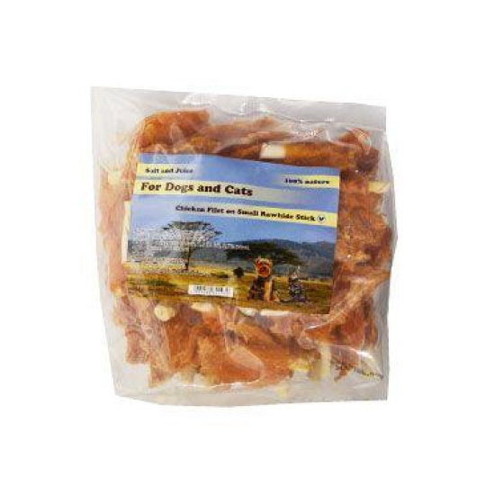 Pochoutka Kuřecí filety na tyčce buvolí kůže 6cm/250g