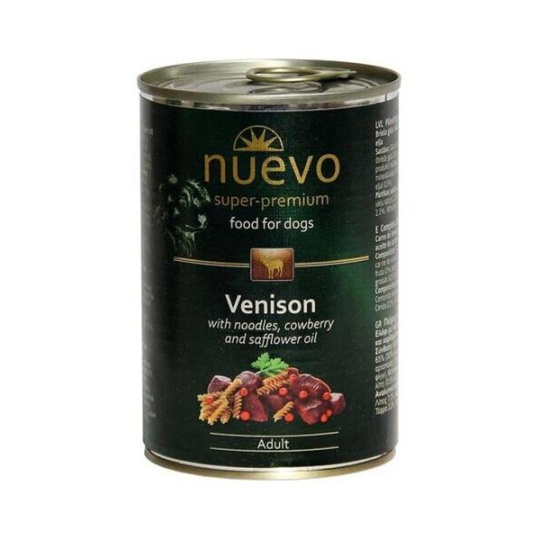 NUEVO dog Adult Venison Menue bal. 6 x 400 g konzerva