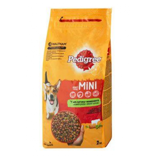 Pedigree Dry Adult Small hovädzie so zeleninou 2kg