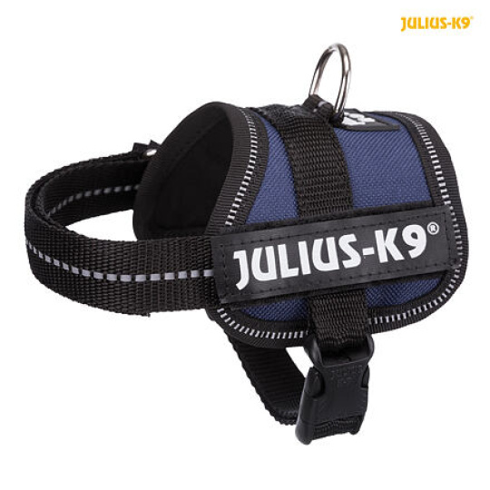 Julius-K9 silový postroj Baby 1/XS 30-40 cm, indigo - DOPRODEJ