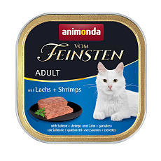 ANIMONDA paštéta ADULT - losos, kreveta pre mačky 100g