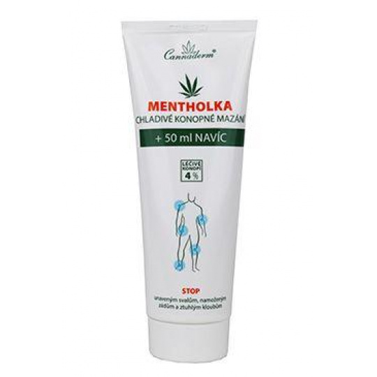 Cannaderm Mentholka konopné mazanie 250ml Cannaderm Mentholka konopné mazanie 250ml