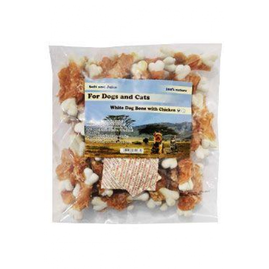 Pochoutka Kalciová kost s kuřecím masem 5cm/500g