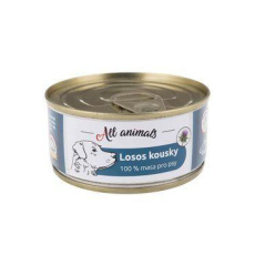 All Animals DOG losos kousky 90g