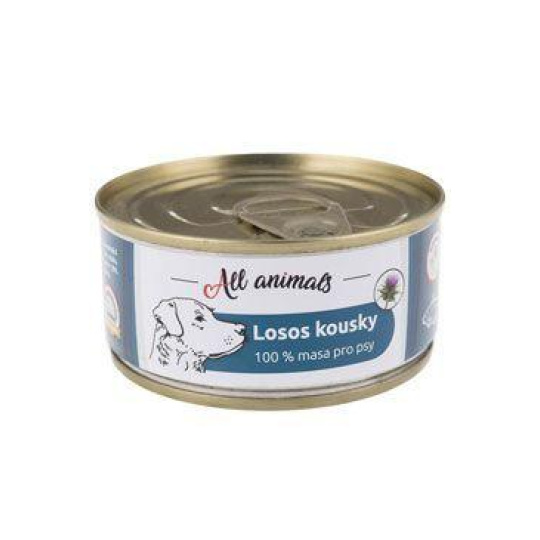 All Animals DOG losos kousky 90g