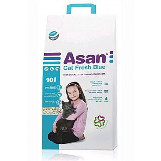 Podestýlka ASAN Cat Fresh blue 10l
