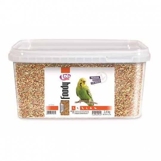 LOLO Foody kompletné krmivo pre andulky 3L/2,4kg vedro LOLO Foody kompletné krmivo pre andulky 3L/2,4kg vedro