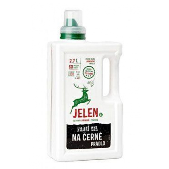 Prací gél Jelen Black 2,7l, 60 dávok